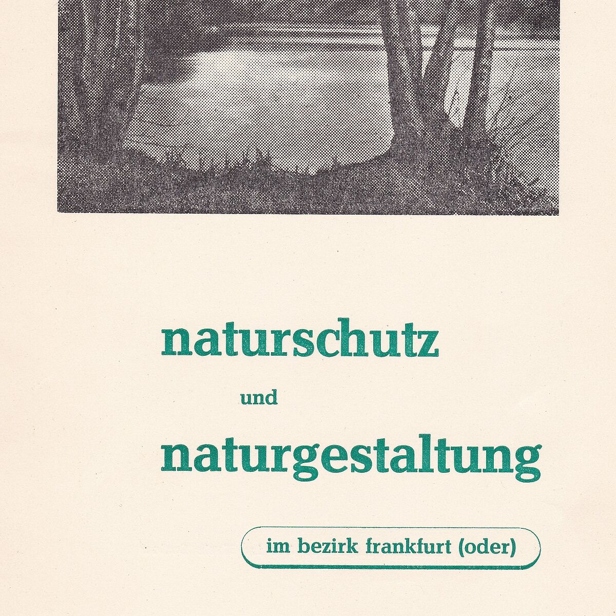 Naturschutz und Naturgestaltung ...