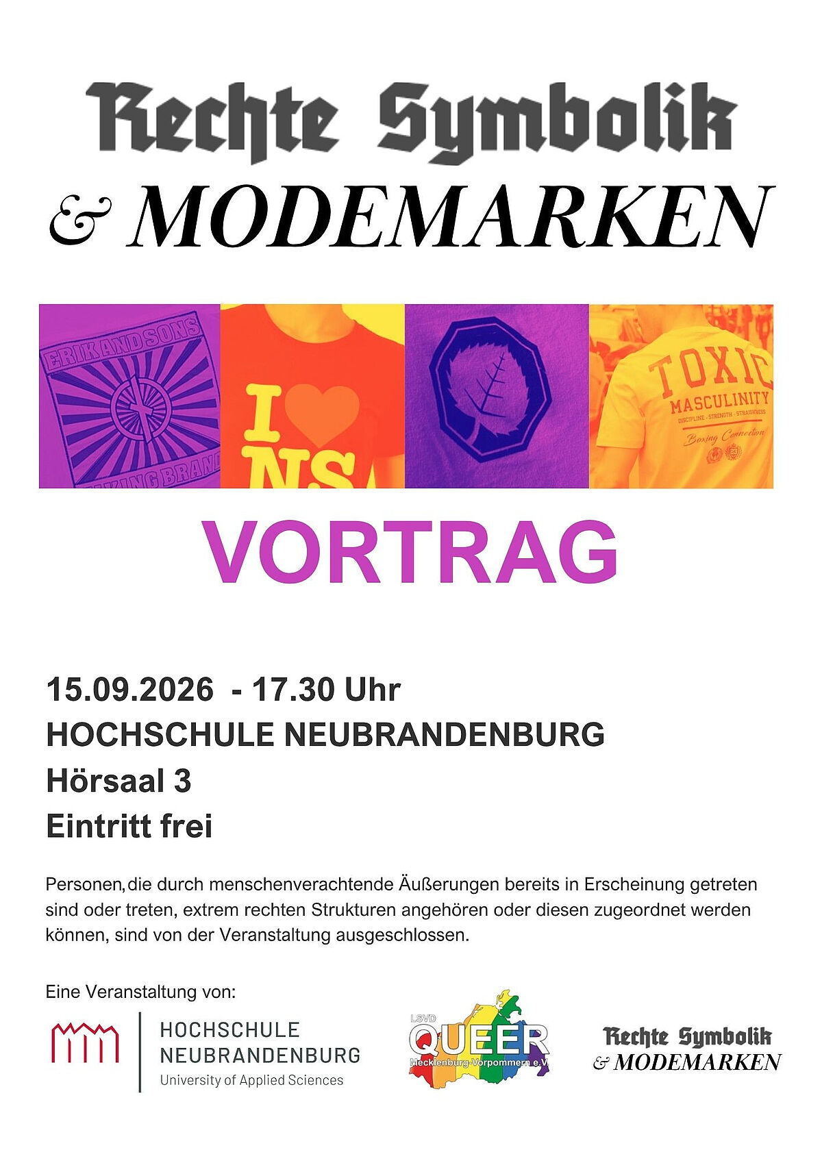 Flyer zum Vortrag
