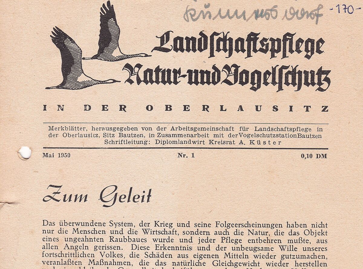 Landschaftspflege Natur- und Vogelschutz in der Oberlausitz