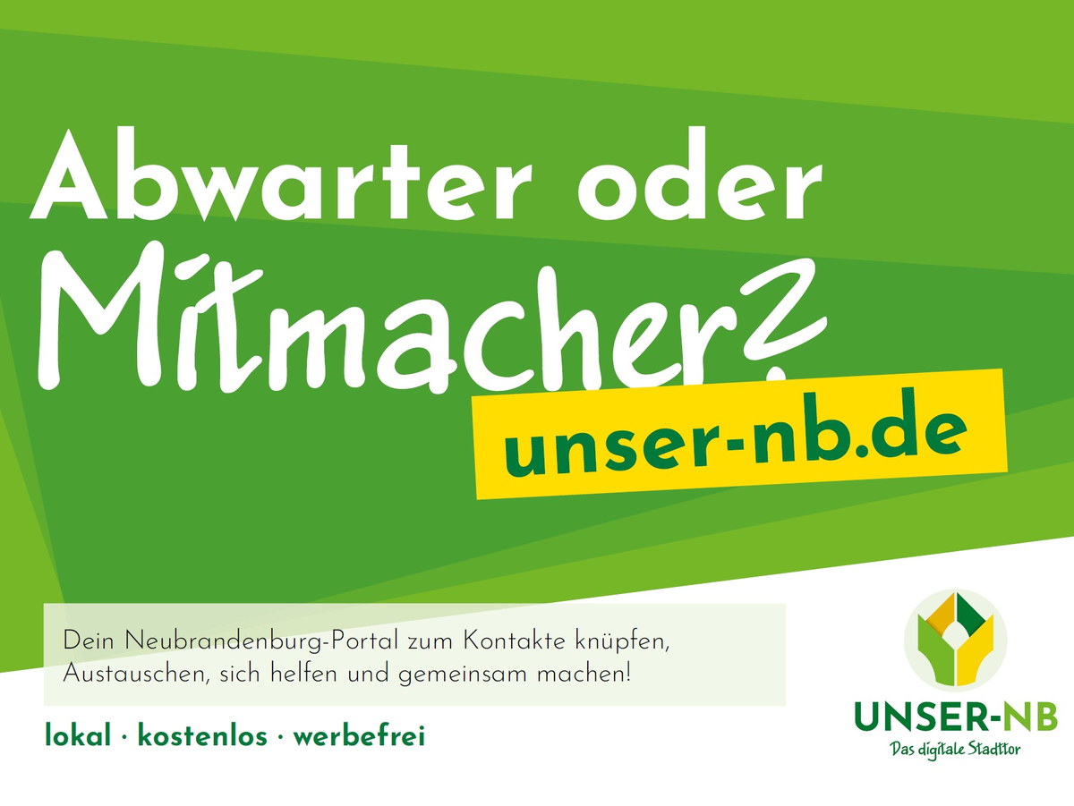 Hilfeportal für Neubrandenburg | Unser-NB