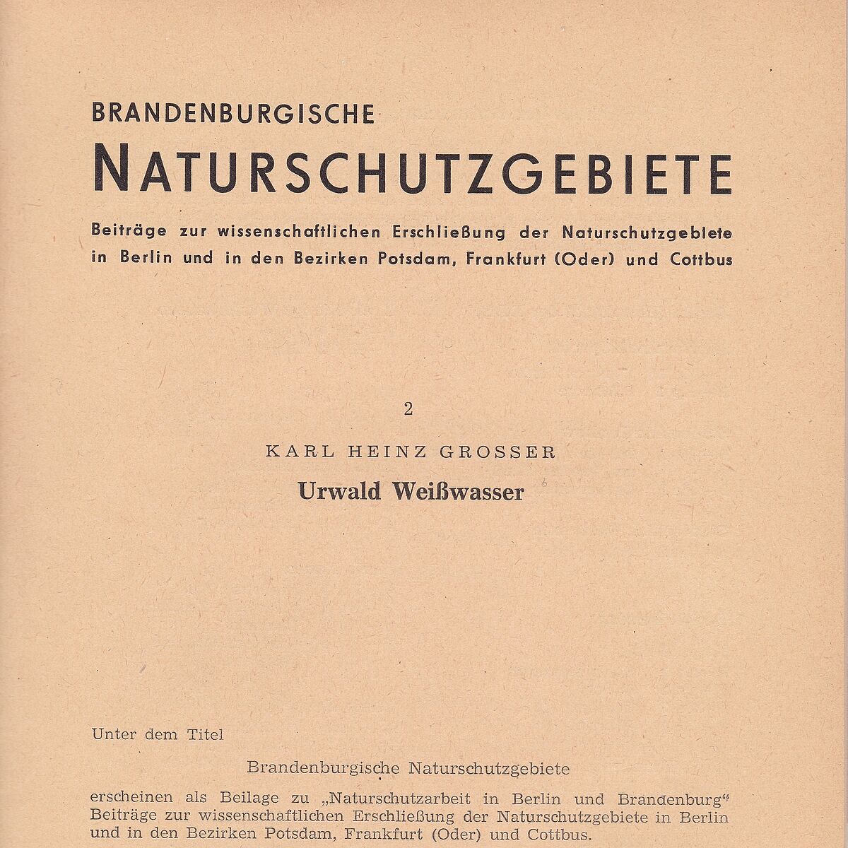 Brandenburgische Naturschutzgebiete