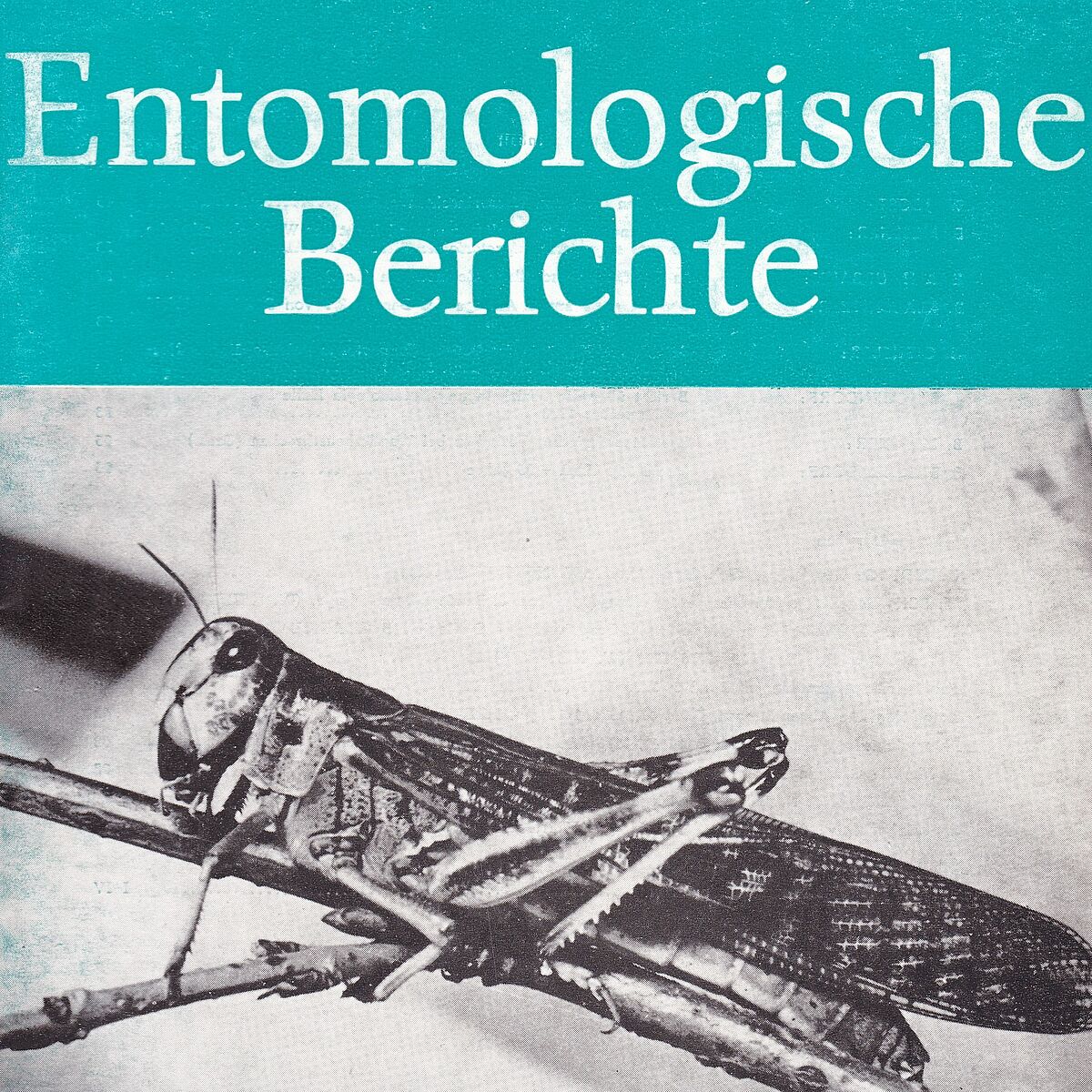 Entomologische Berichte