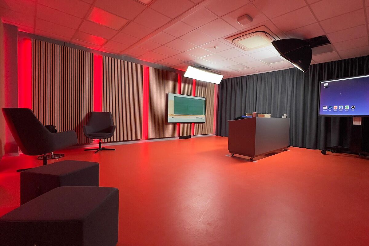 Ausstattung des Medien-Didaktik-Studios