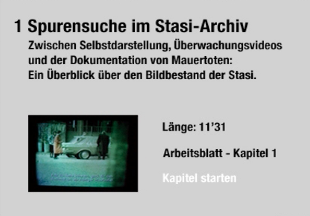 Feinbilder. Die Fotos und Videos der Stasi