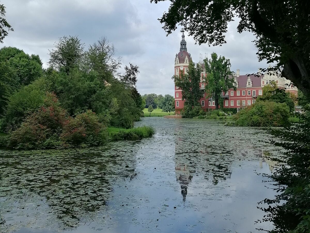 Bad Muskau - Blick auf das Schloss