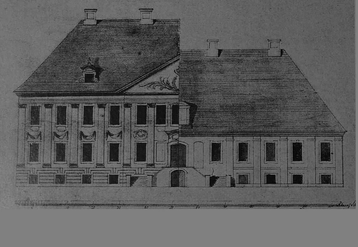 Das Schloss nach und vor 1790