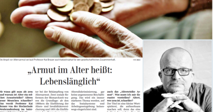 Prof. Kai Brauer zum Thema "Altersarmut" im Interview